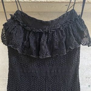 Super cute & feminine black lace sundress
